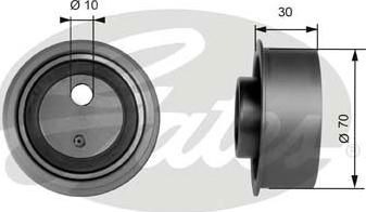 Gates T41041 - Tensioner Pulley, timing belt parts5.com