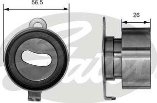 Gates T41011 - Tensioner Pulley, timing belt parts5.com