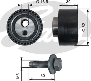 Gates T41282 - Kiristysrulla, hammashihnat parts5.com