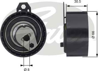 Gates T43034 - Polea tensora, correa dentada parts5.com