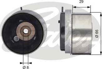 Gates T43143 - Rola intinzator,curea distributie parts5.com