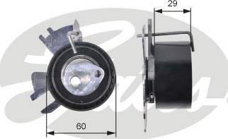 Gates T43231 - Polea tensora, correa dentada parts5.com