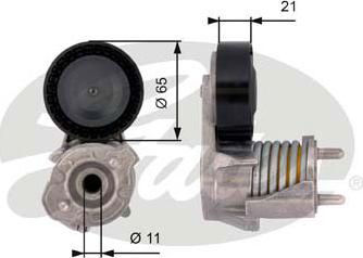 Gates T39118 - Kayış gerdirici, kanallı V kayışı parts5.com