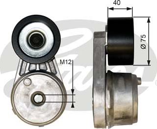 Gates T38643 - Hihnankiristin, moniurahihna parts5.com