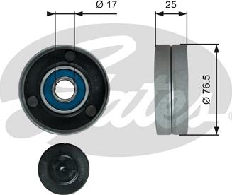 Gates T38059 - Ohjainrulla, moniurahihna parts5.com