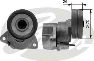 Gates T38154 - Riemenspanner, Keilrippenriemen parts5.com