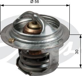 Gates TH50482G1 - Termostat, środek chłodzący parts5.com