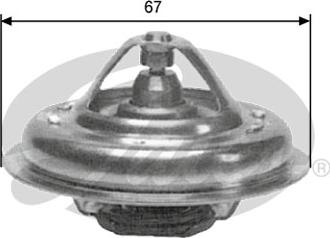 Gates TH09985G1 - Termostaat,Jahutusvedelik parts5.com