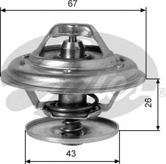 Gates TH01991G1 - Thermostat, coolant parts5.com