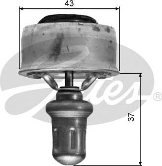 Gates TH01489 - Termostato, refrigerante parts5.com