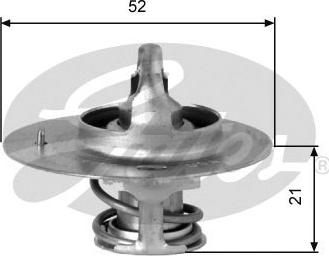 Gates TH03282G2 - Thermostat, coolant parts5.com