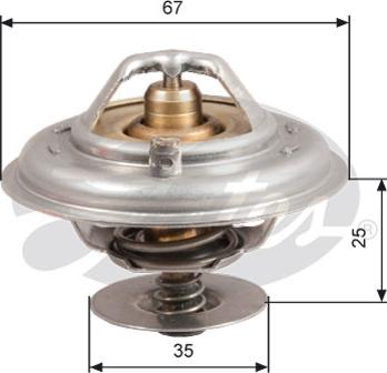 Gates TH14380G1 - Termostato, refrigerante parts5.com