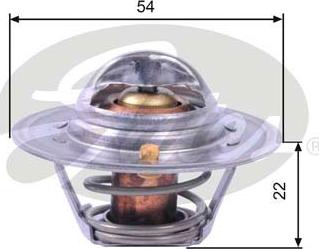 Gates TH12888G2 - Termostato, refrigerante parts5.com