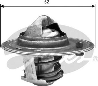 Gates TH24488G1 - Thermostat, Kühlmittel parts5.com