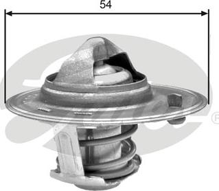 Gates TH25982G1 - Θερμοστάτης, ψυκτικό υγρό parts5.com