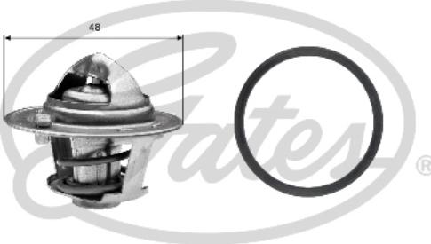 Gates TH25782G1 - Termostat, środek chłodzący parts5.com