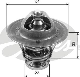 Gates TH22285G1 - Termostat,lichid racire parts5.com