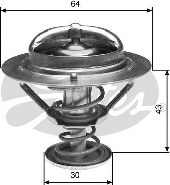 Gates TH27082G1 - Termostat,lichid racire parts5.com