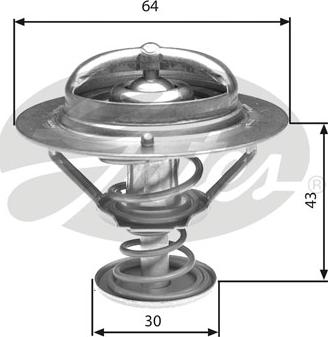 Gates TH27078G1 - Termostat chladenia parts5.com