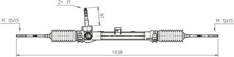 General Ricambi FI4113 - Steering Gear parts5.com