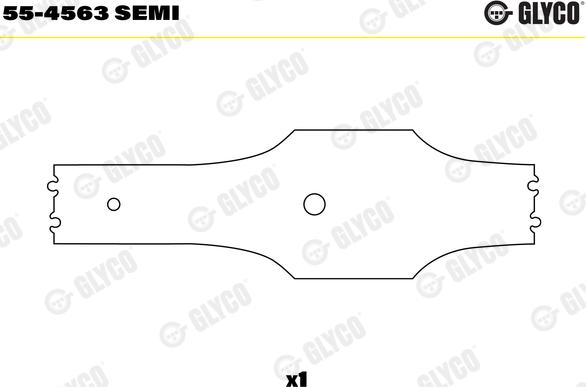 Glyco 55-4563 SEMI - Small End Bushes, connecting rod parts5.com