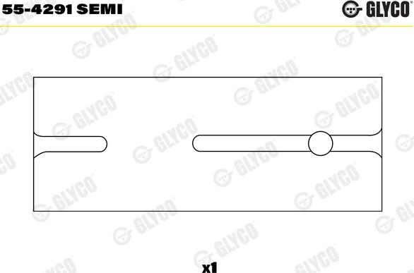 Glyco 55-4291 SEMI - Lezajna pusa, ojnica parts5.com