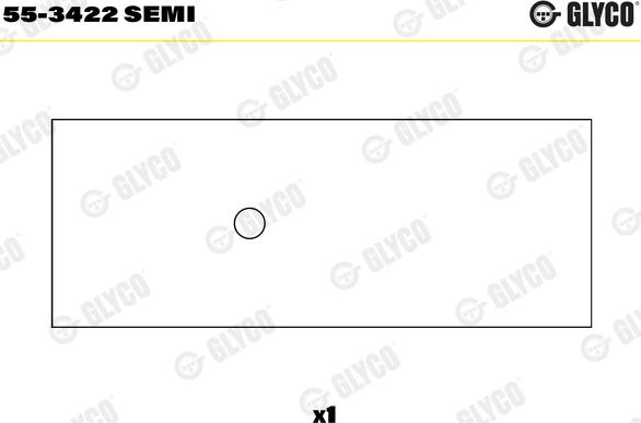 Glyco 55-3422 SEMI - Yatak burcu, biyel parts5.com