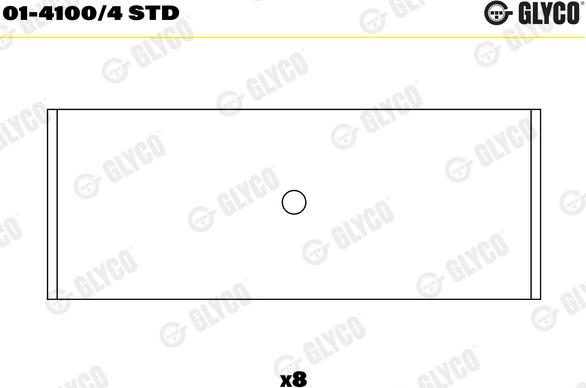 Glyco 01-4100/4 STD - Биелен лагер parts5.com