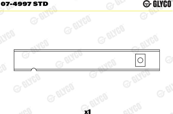 Glyco 07-4997 STD - Bucsa, culbutor parts5.com