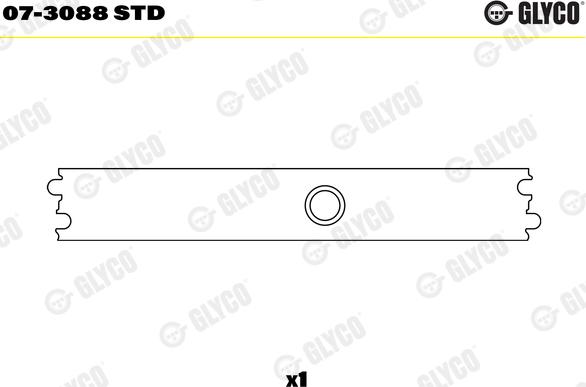 Glyco 07-3088 STD - Bush, rocker arm parts5.com