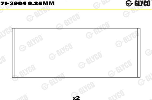 Glyco 71-3904 0.25mm - Cuzineti biela parts5.com