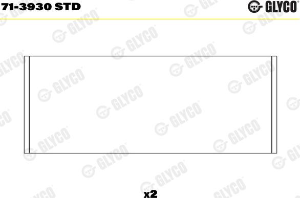 Glyco 71-3930 STD - Biyel yatağı parts5.com