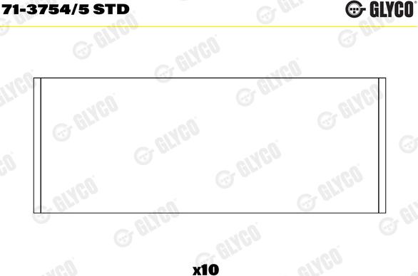 Glyco 71-3754/5 STD - Ojniční ložisko parts5.com