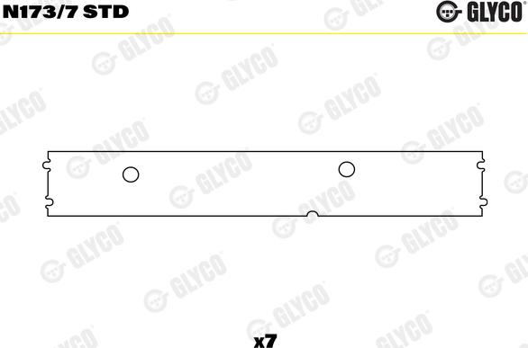 Glyco N173/7 STD - Bucsi ax cu came parts5.com