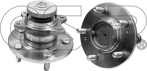 GSP 9400340 - Kit de roulements de roue parts5.com