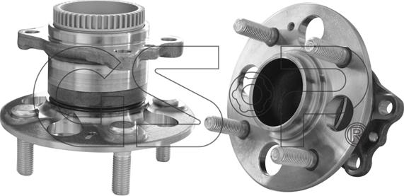 GSP 9400232 - Juego de cojinete de rueda parts5.com