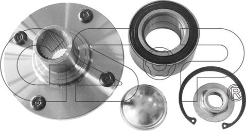 GSP 9425004K - Главина на колелото parts5.com