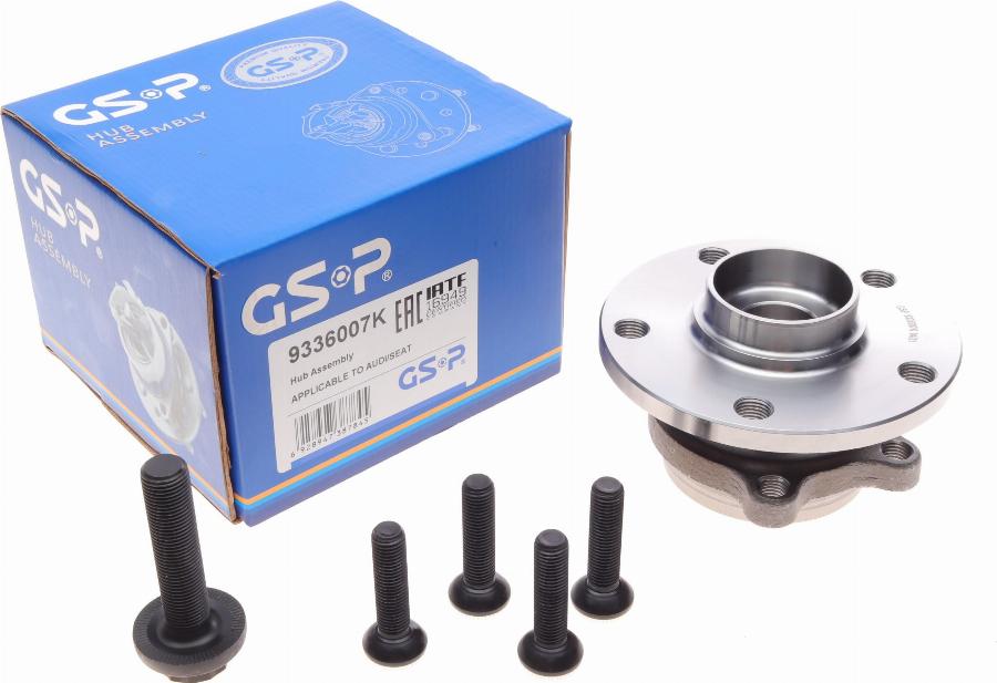 GSP 9336007K - Kit de roulements de roue parts5.com