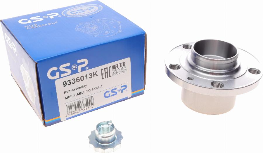 GSP 9336013K - Zestaw łożysk koła parts5.com