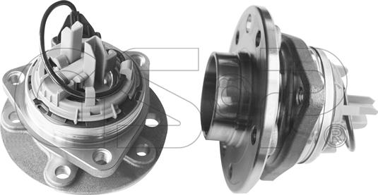 GSP 9330021 - Wheel hub, bearing Kit parts5.com