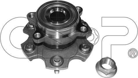 GSP 9333052K - Piasta koła parts5.com