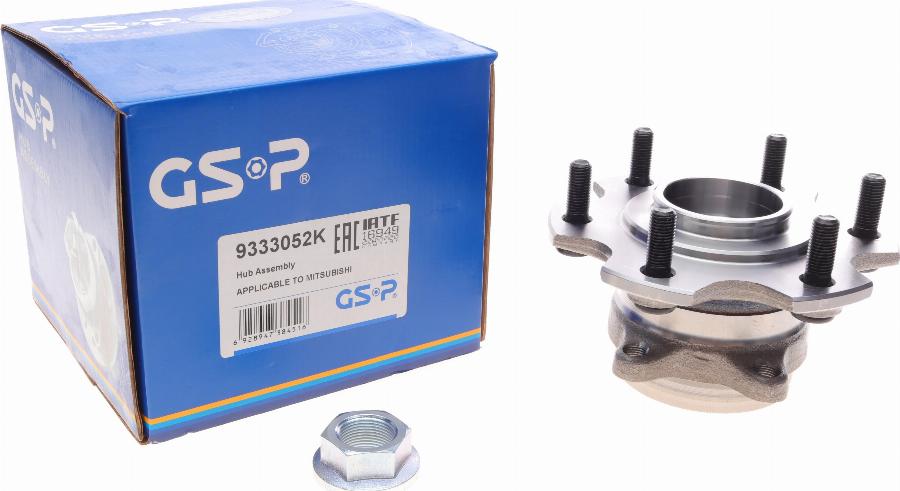 GSP 9333052K - Piasta koła parts5.com