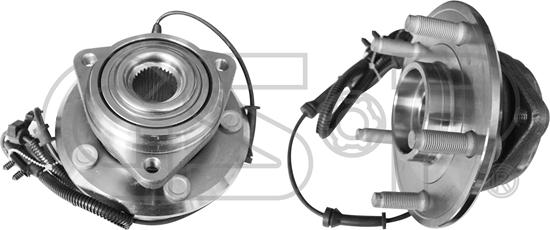 GSP 9332008 - Wheel hub, bearing Kit parts5.com