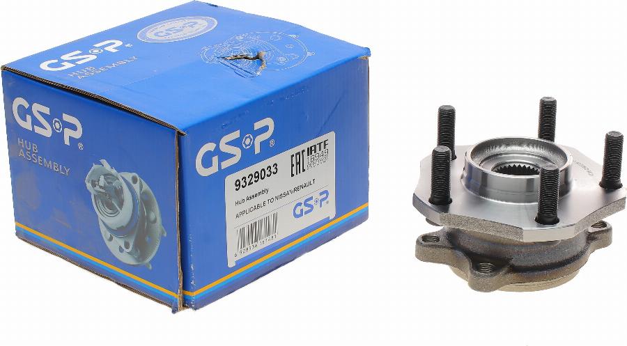 GSP 9329033 - Zestaw łożysk koła parts5.com