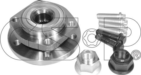 GSP 9326004K - Wheel hub, bearing Kit parts5.com