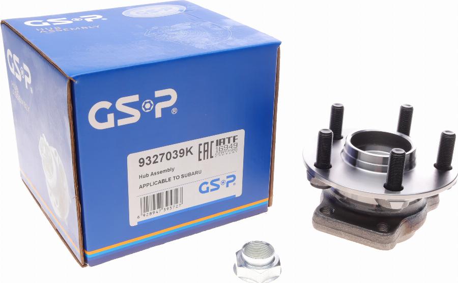 GSP 9327039K - Zestaw łożysk koła parts5.com