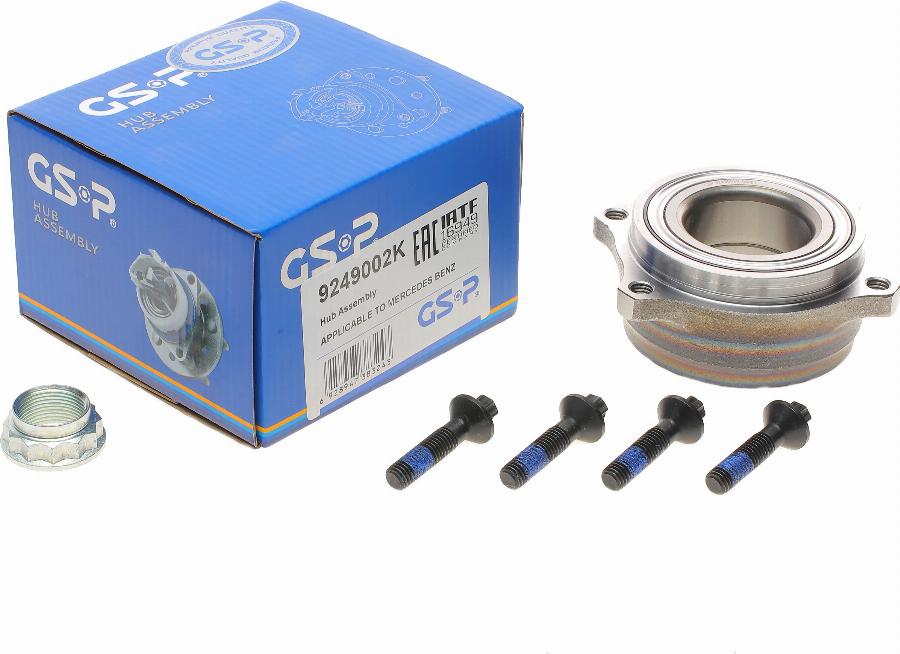 GSP 9249002K - Zestaw łożysk koła parts5.com