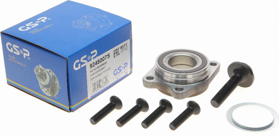 GSP 9245007S - Zestaw łożysk koła parts5.com