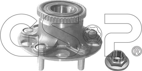 GSP 9234005K - Zestaw łożysk koła parts5.com