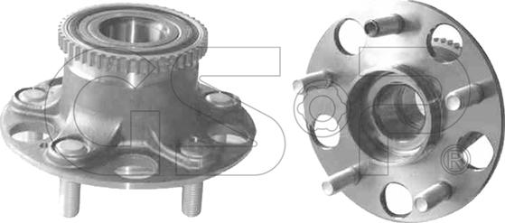 GSP 9234005 - Zestaw łożysk koła parts5.com